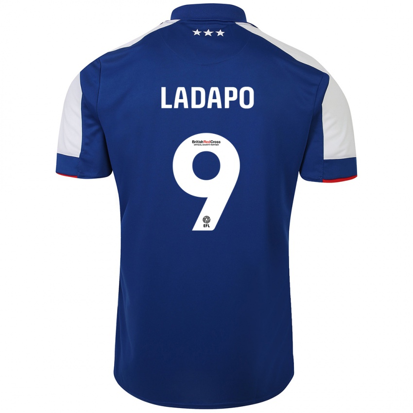 Niño Camiseta Freddie Ladapo #9 Azul 1ª Equipación 2023/24 La Camisa Perú