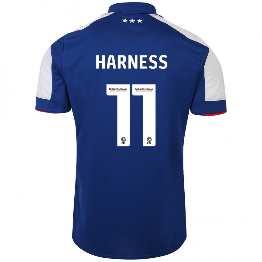 Niño Camiseta Marcus Harness #11 Azul 1ª Equipación 2023/24 La Camisa Perú