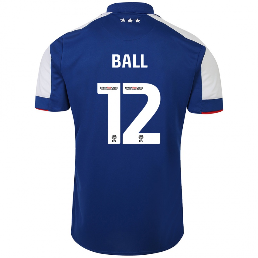 Niño Camiseta Dominic Ball #12 Azul 1ª Equipación 2023/24 La Camisa Perú