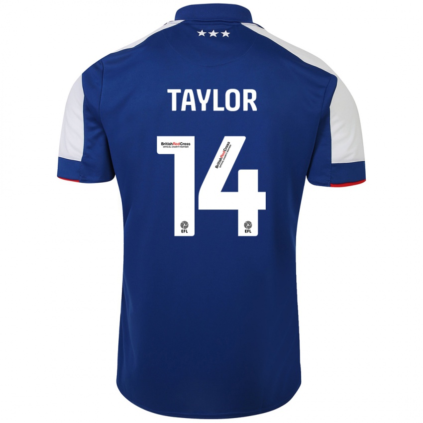 Niño Camiseta Jack Taylor #14 Azul 1ª Equipación 2023/24 La Camisa Perú