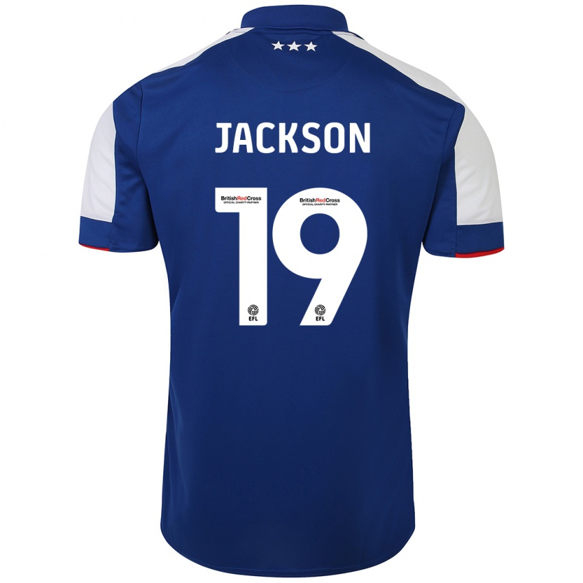 Niño Camiseta Kayden Jackson #19 Azul 1ª Equipación 2023/24 La Camisa Perú