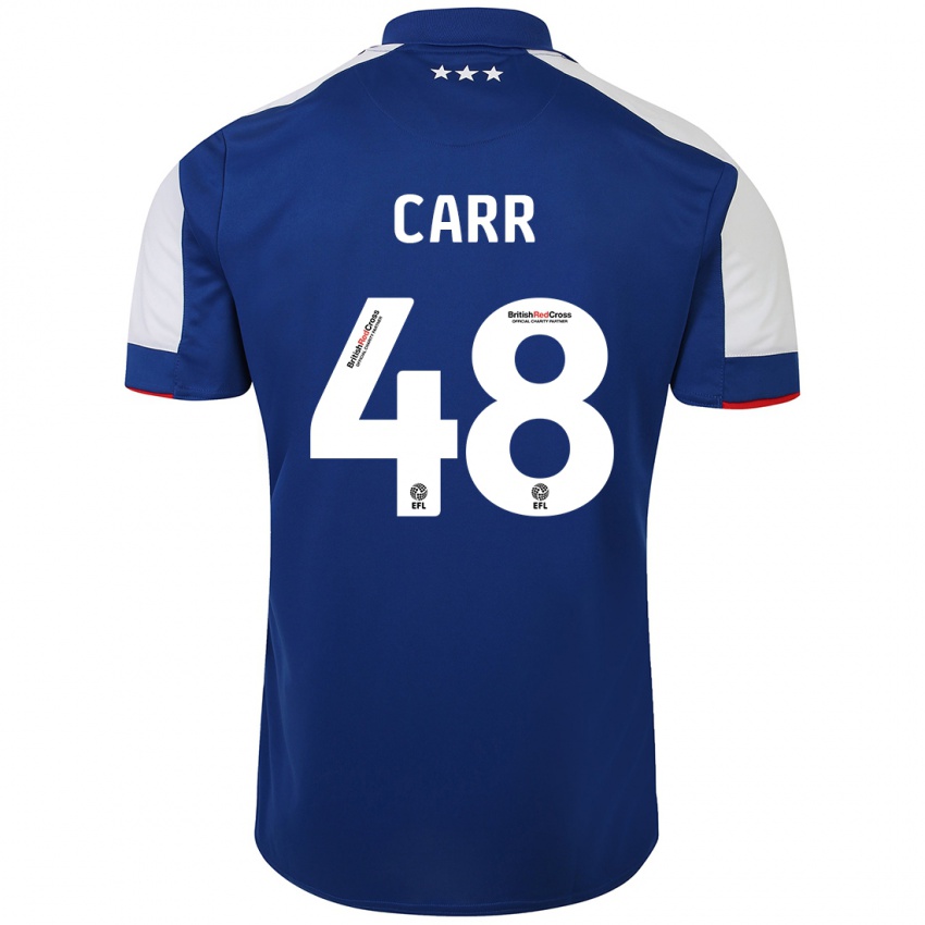 Niño Camiseta Ryan Carr #48 Azul 1ª Equipación 2023/24 La Camisa Perú