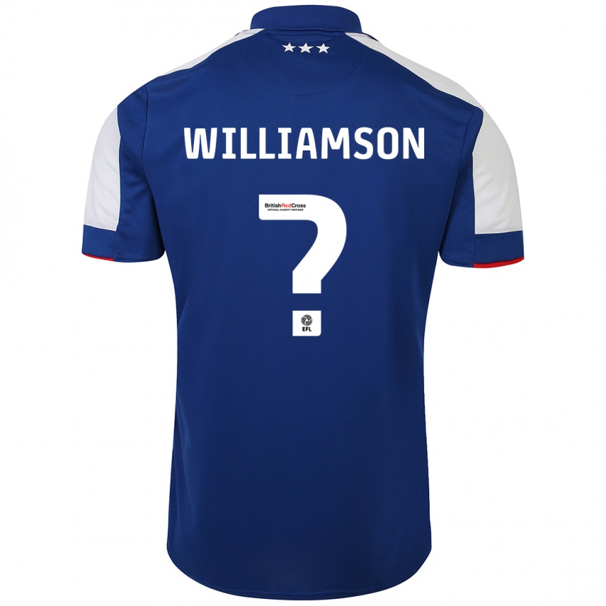 Niño Camiseta Woody Williamson #0 Azul 1ª Equipación 2023/24 La Camisa Perú