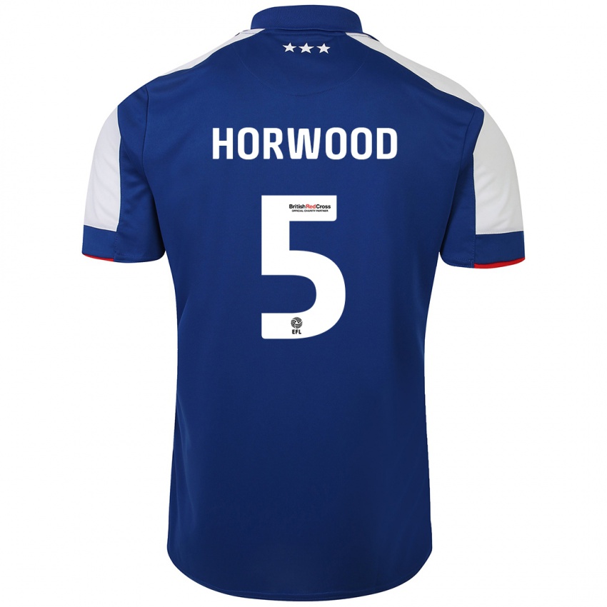 Niño Camiseta Bonnie Horwood #5 Azul 1ª Equipación 2023/24 La Camisa Perú