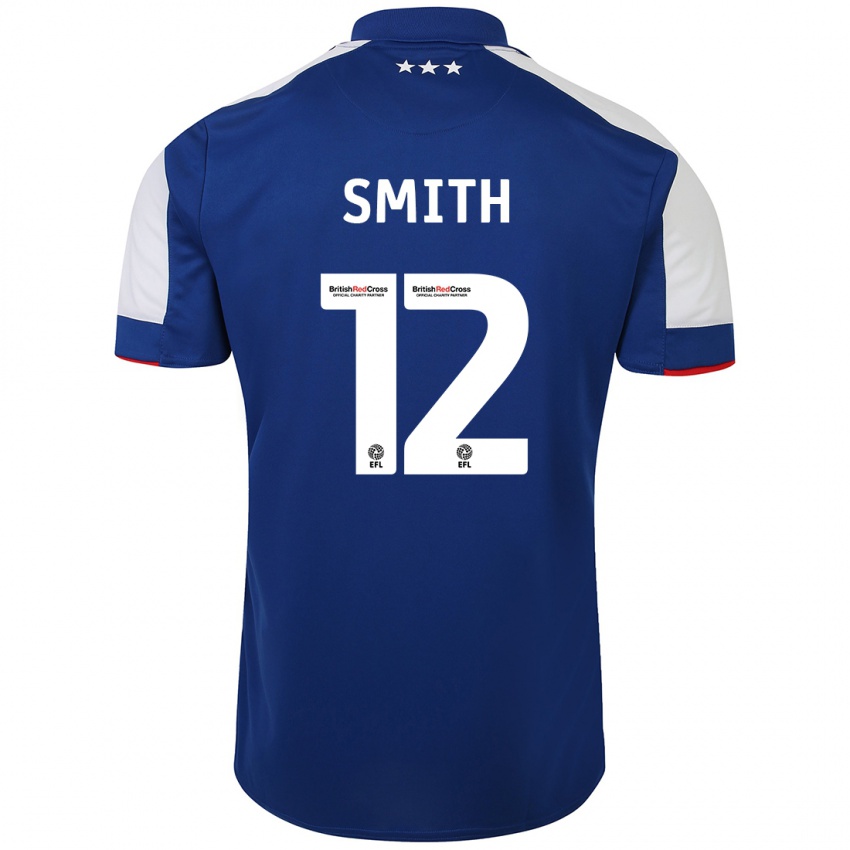 Niño Camiseta Olivia Smith #12 Azul 1ª Equipación 2023/24 La Camisa Perú