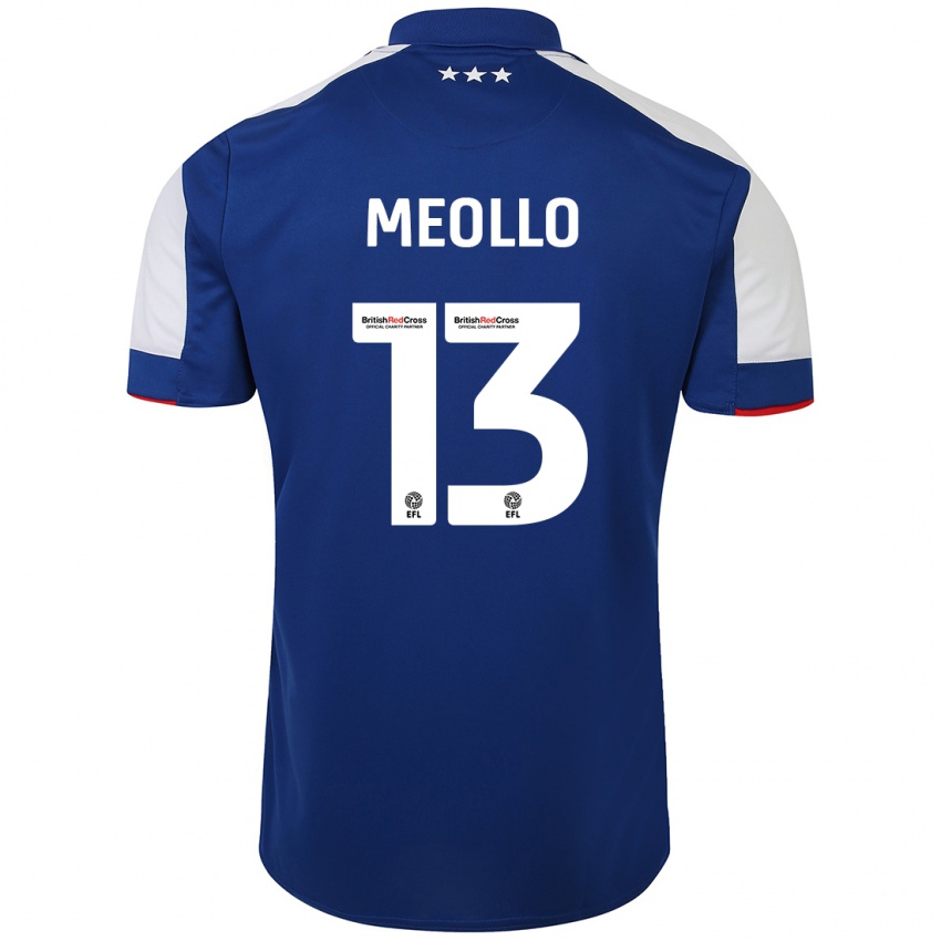 Niño Camiseta Nina Meollo #13 Azul 1ª Equipación 2023/24 La Camisa Perú