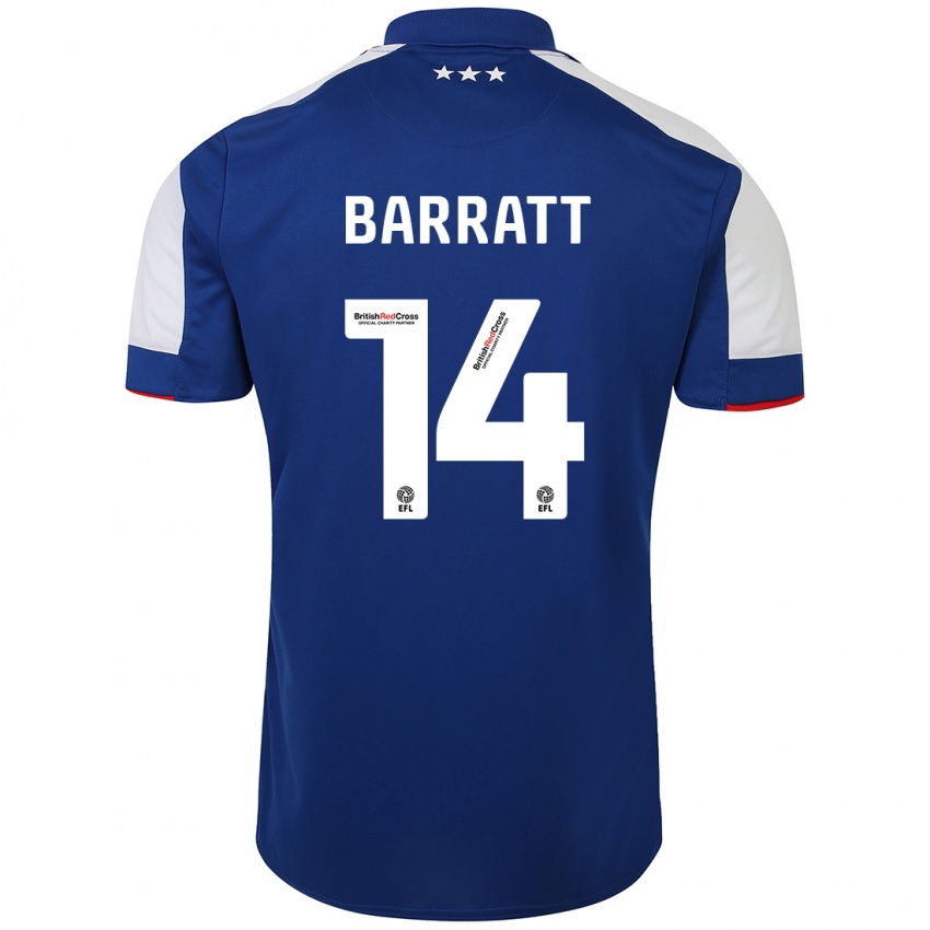 Niño Camiseta Zoe Barratt #14 Azul 1ª Equipación 2023/24 La Camisa Perú