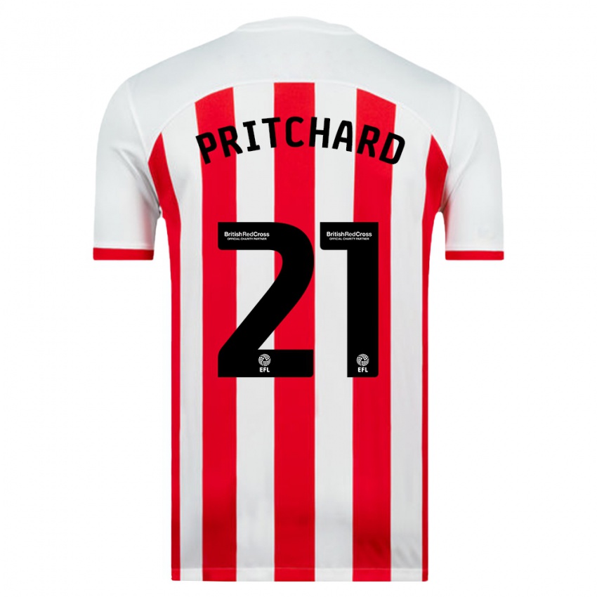 Niño Camiseta Alex Pritchard #21 Blanco 1ª Equipación 2023/24 La Camisa Perú