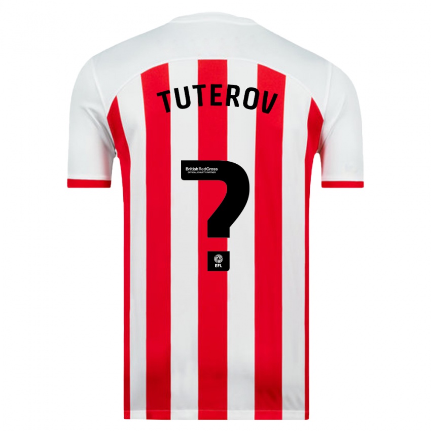 Niño Camiseta Timur Tuterov #0 Blanco 1ª Equipación 2023/24 La Camisa Perú