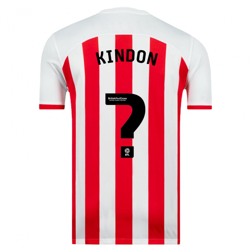 Niño Camiseta Ben Kindon #0 Blanco 1ª Equipación 2023/24 La Camisa Perú