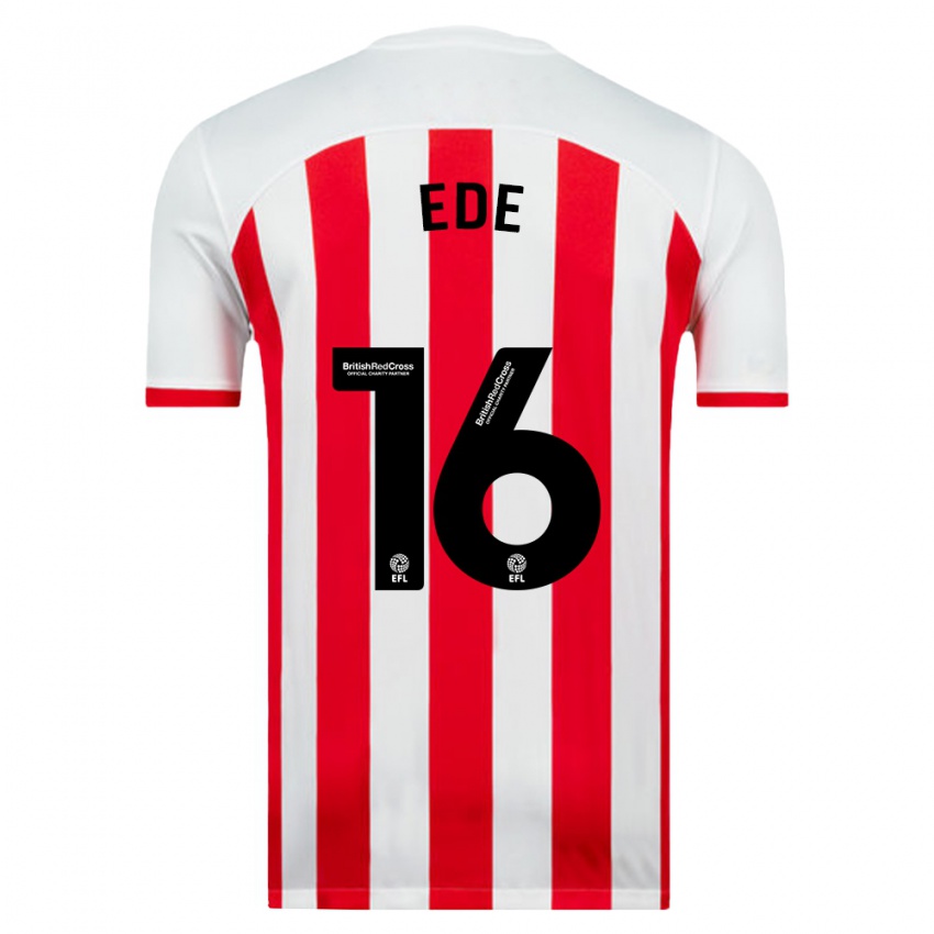 Niño Camiseta Grace Ede #16 Blanco 1ª Equipación 2023/24 La Camisa Perú