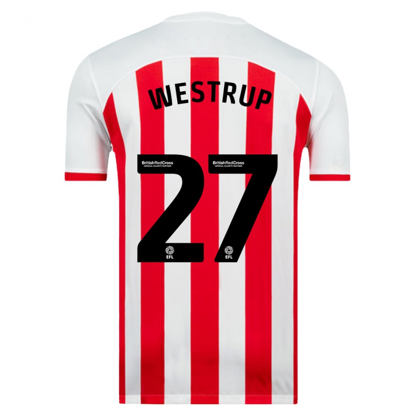 Niño Camiseta Brianna Westrup #27 Blanco 1ª Equipación 2023/24 La Camisa Perú