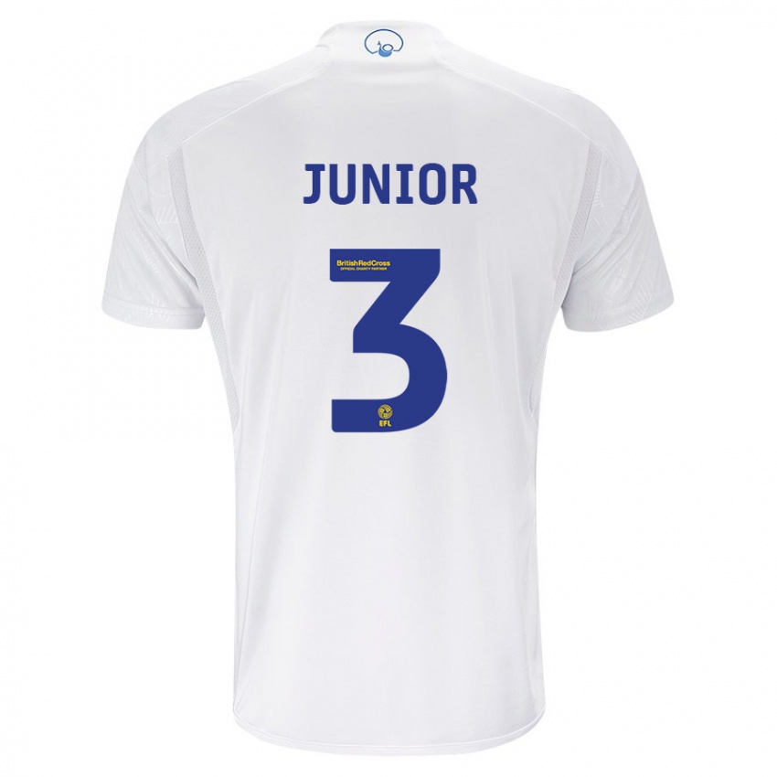 Niño Camiseta Junior Firpo #3 Blanco 1ª Equipación 2023/24 La Camisa Perú