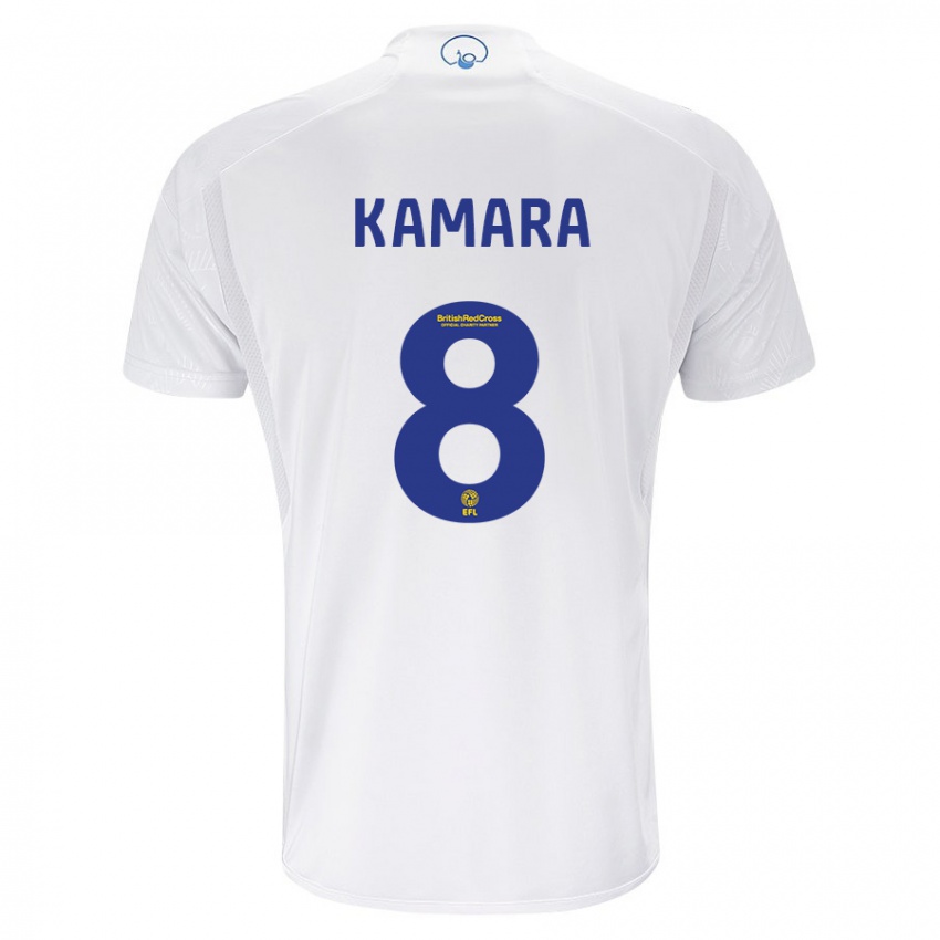 Niño Camiseta Glen Kamara #8 Blanco 1ª Equipación 2023/24 La Camisa Perú