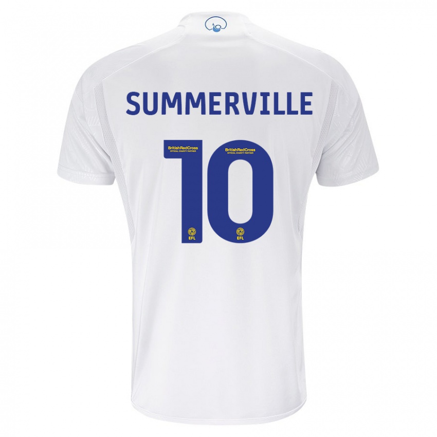 Niño Camiseta Crysencio Summerville #10 Blanco 1ª Equipación 2023/24 La Camisa Perú