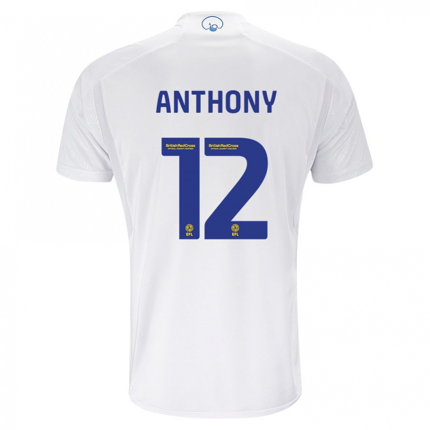 Niño Camiseta Jaidon Anthony #12 Blanco 1ª Equipación 2023/24 La Camisa Perú