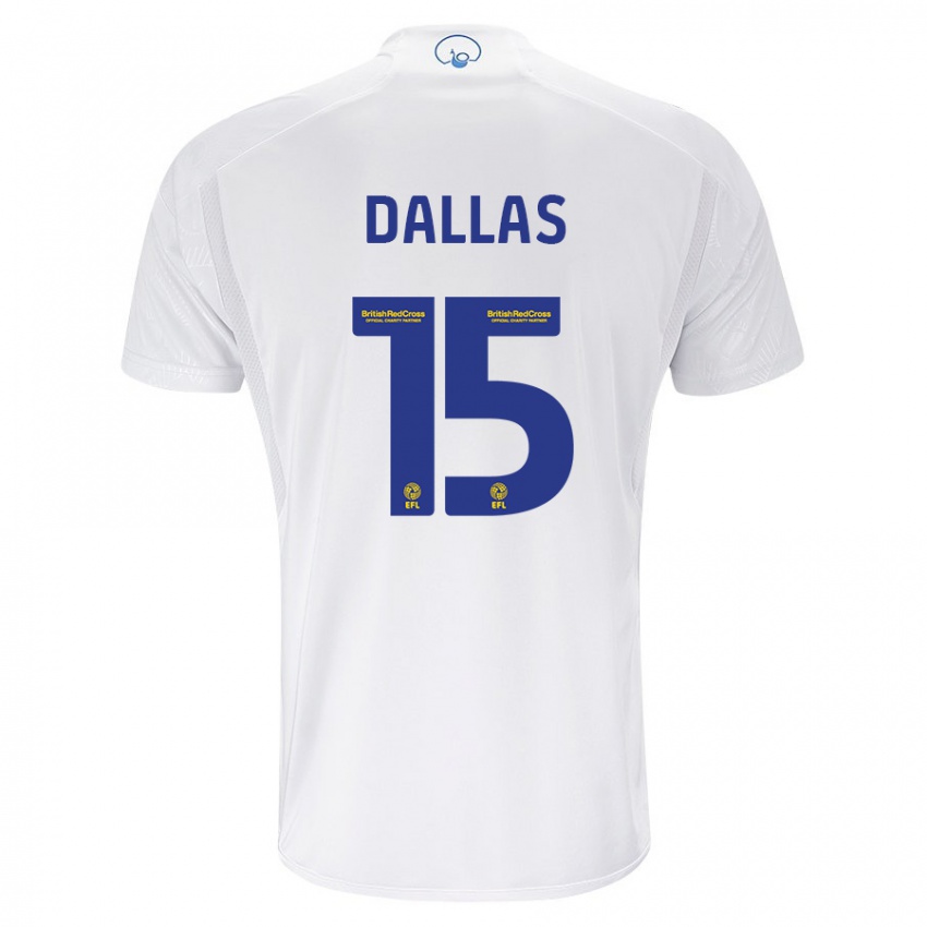 Niño Camiseta Stuart Dallas #15 Blanco 1ª Equipación 2023/24 La Camisa Perú