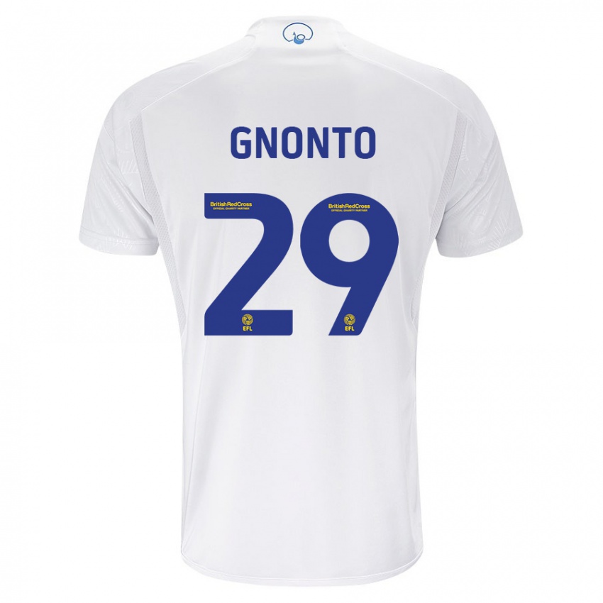 Niño Camiseta Wilfried Gnonto #29 Blanco 1ª Equipación 2023/24 La Camisa Perú