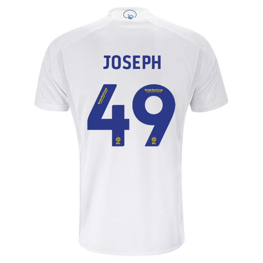 Niño Camiseta Mateo Joseph #49 Blanco 1ª Equipación 2023/24 La Camisa Perú