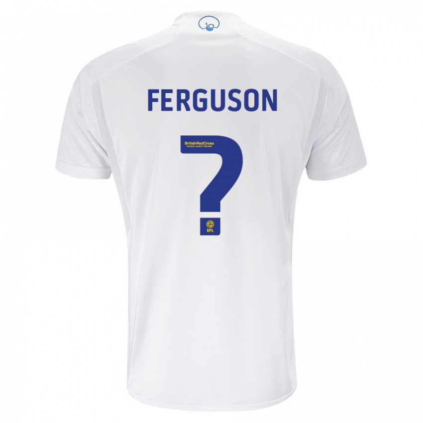 Niño Camiseta Connor Ferguson #0 Blanco 1ª Equipación 2023/24 La Camisa Perú