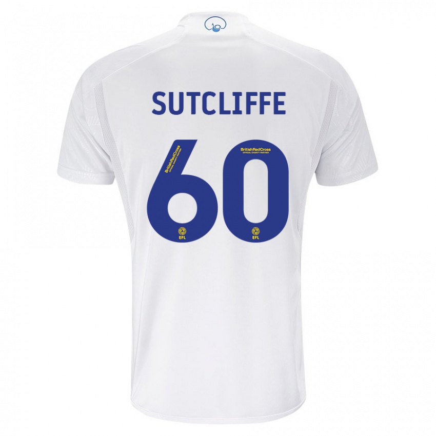 Niño Camiseta Harvey Sutcliffe #60 Blanco 1ª Equipación 2023/24 La Camisa Perú