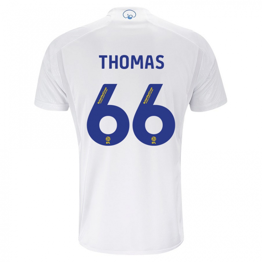 Niño Camiseta Luca Thomas #66 Blanco 1ª Equipación 2023/24 La Camisa Perú