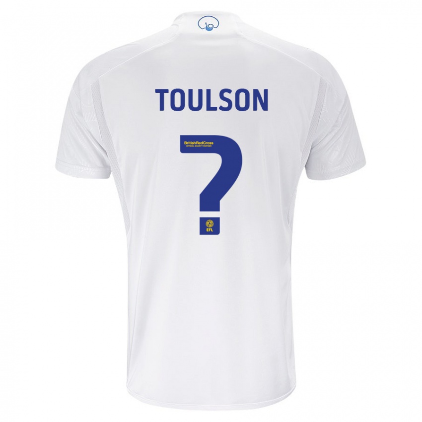 Niño Camiseta Daniel Toulson #0 Blanco 1ª Equipación 2023/24 La Camisa Perú