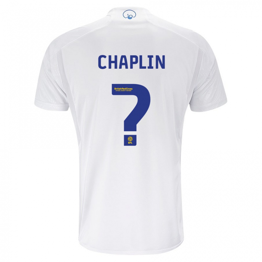 Niño Camiseta Rhys Chadwick-Chaplin #0 Blanco 1ª Equipación 2023/24 La Camisa Perú