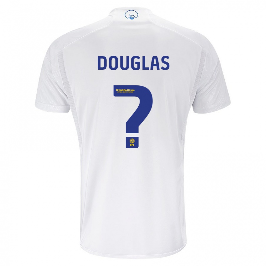 Niño Camiseta Connor Douglas #0 Blanco 1ª Equipación 2023/24 La Camisa Perú