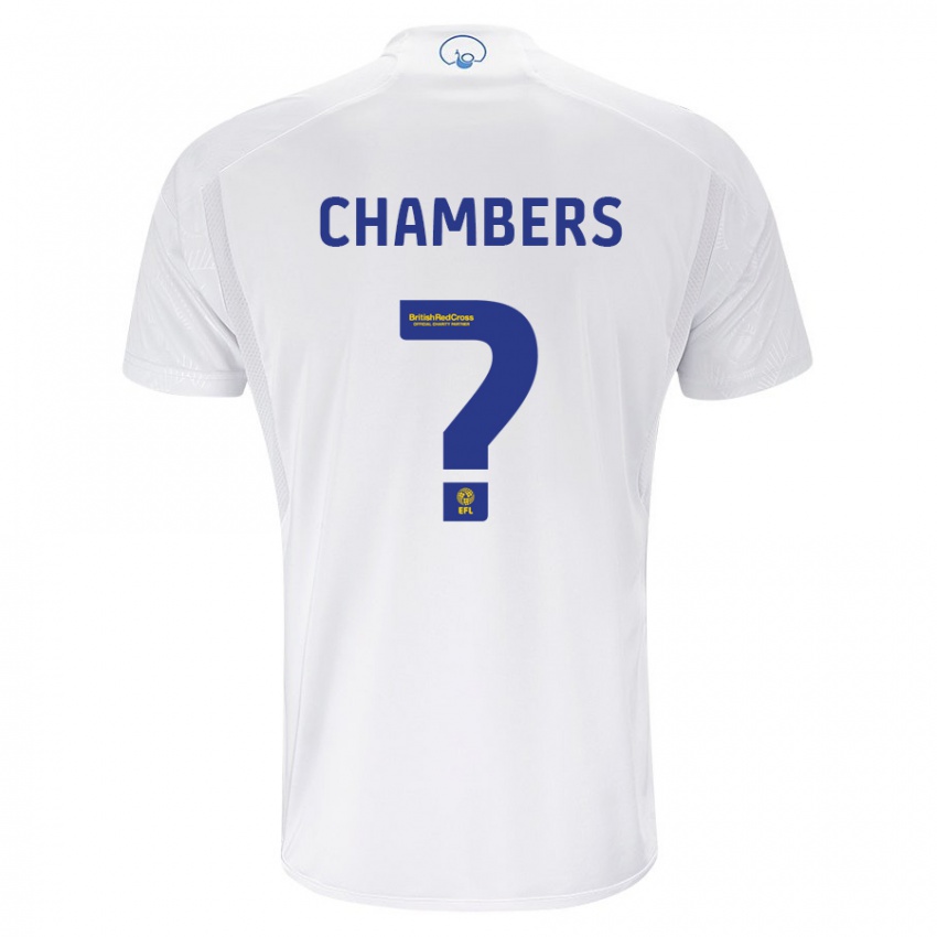 Niño Camiseta Sam Chambers #0 Blanco 1ª Equipación 2023/24 La Camisa Perú