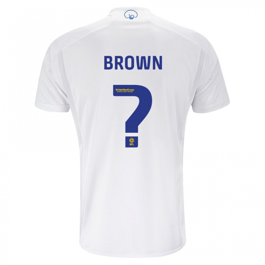 Niño Camiseta Lleyton Brown #0 Blanco 1ª Equipación 2023/24 La Camisa Perú