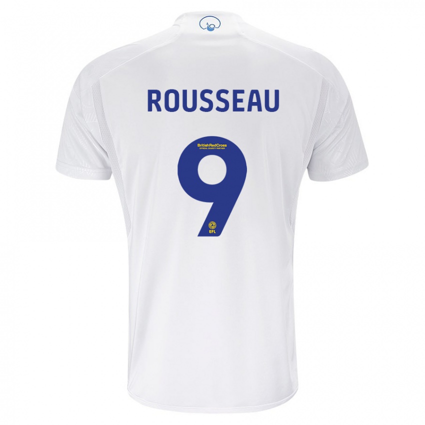 Niño Camiseta Jess Rousseau #9 Blanco 1ª Equipación 2023/24 La Camisa Perú