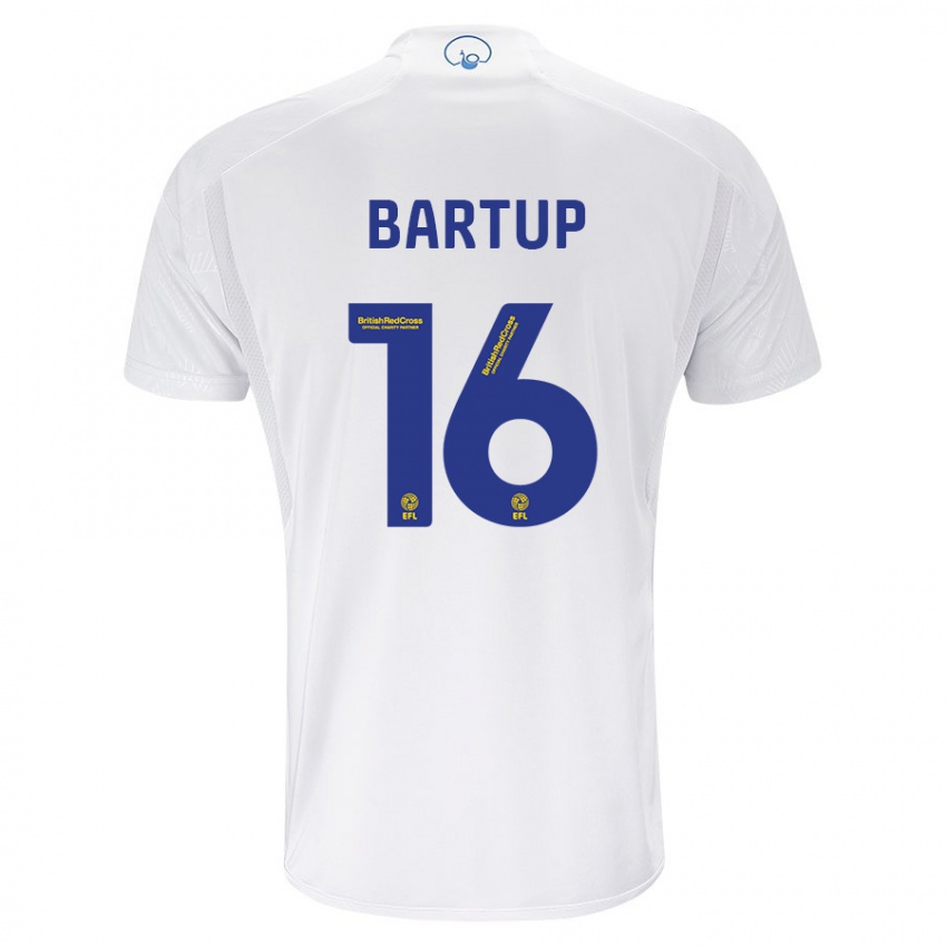 Niño Camiseta Laura Bartup #16 Blanco 1ª Equipación 2023/24 La Camisa Perú