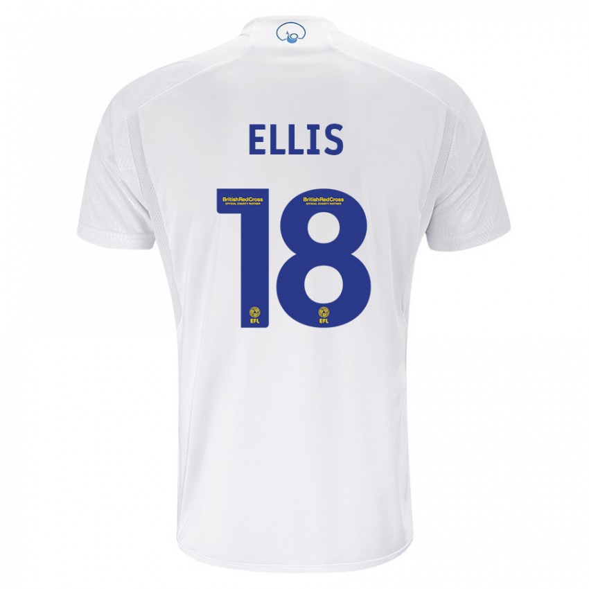 Niño Camiseta Macy Ellis #18 Blanco 1ª Equipación 2023/24 La Camisa Perú