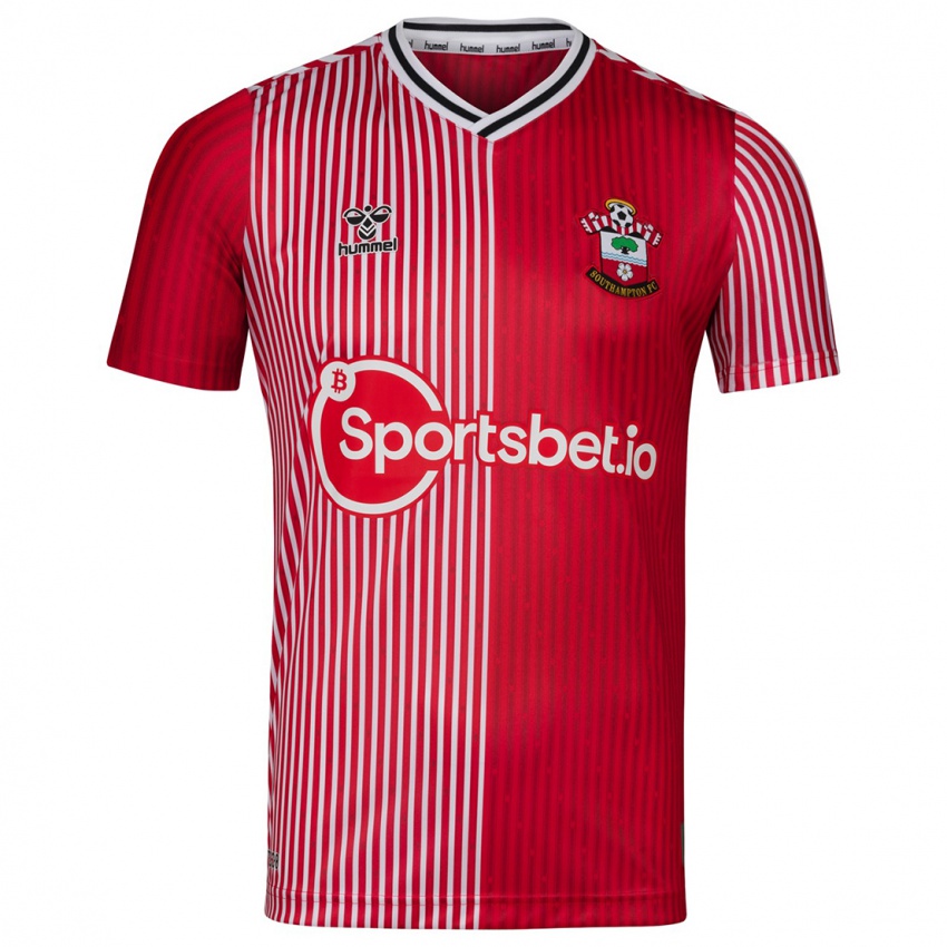 Niño Camiseta Jake Vokins #0 Rojo 1ª Equipación 2023/24 La Camisa Perú