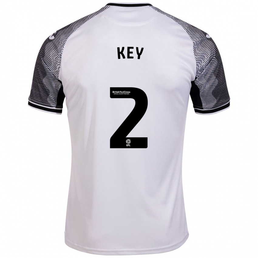 Niño Camiseta Josh Key #2 Blanco 1ª Equipación 2023/24 La Camisa Perú