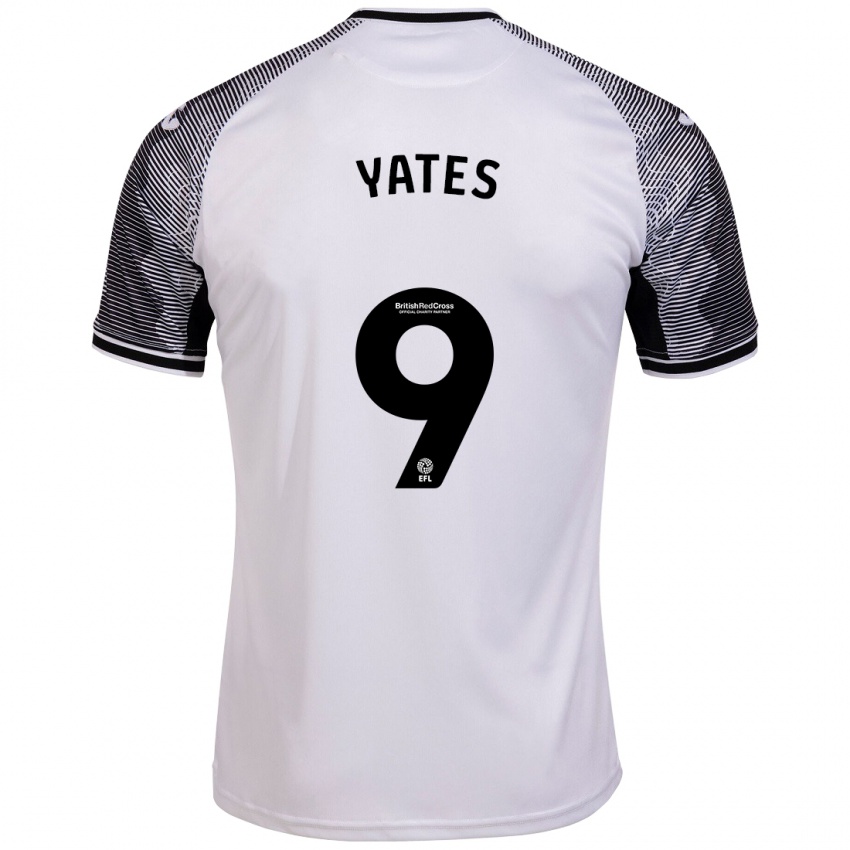 Niño Camiseta Jerry Yates #9 Blanco 1ª Equipación 2023/24 La Camisa Perú