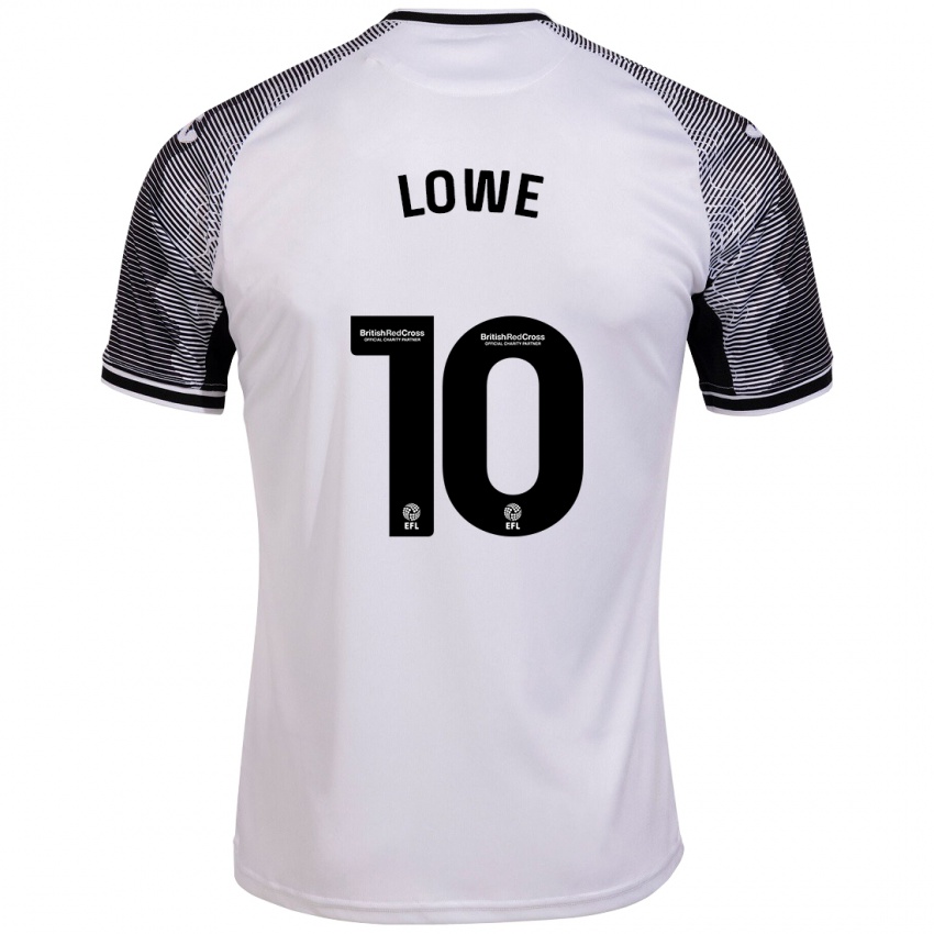 Niño Camiseta Jamal Lowe #10 Blanco 1ª Equipación 2023/24 La Camisa Perú