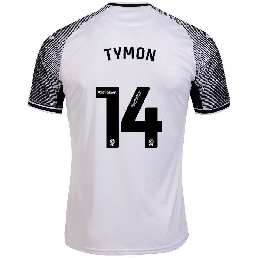 Niño Camiseta Josh Tymon #14 Blanco 1ª Equipación 2023/24 La Camisa Perú