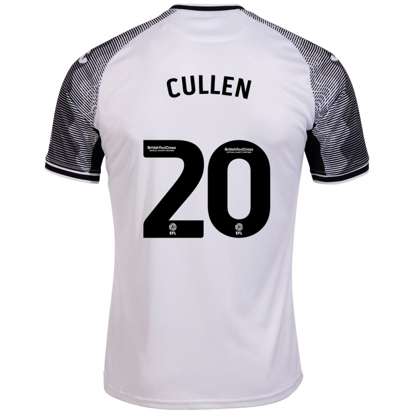 Niño Camiseta Liam Cullen #20 Blanco 1ª Equipación 2023/24 La Camisa Perú