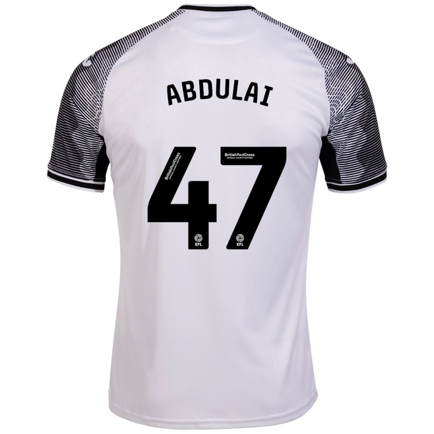 Niño Camiseta Azeem Abdulai #47 Blanco 1ª Equipación 2023/24 La Camisa Perú