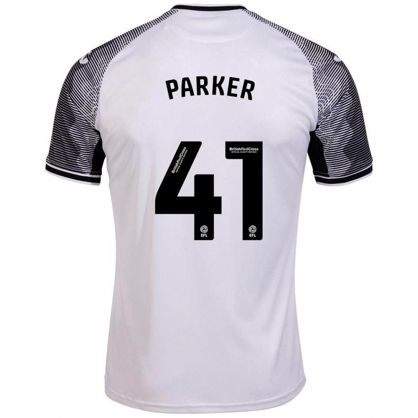 Niño Camiseta Sam Parker #41 Blanco 1ª Equipación 2023/24 La Camisa Perú