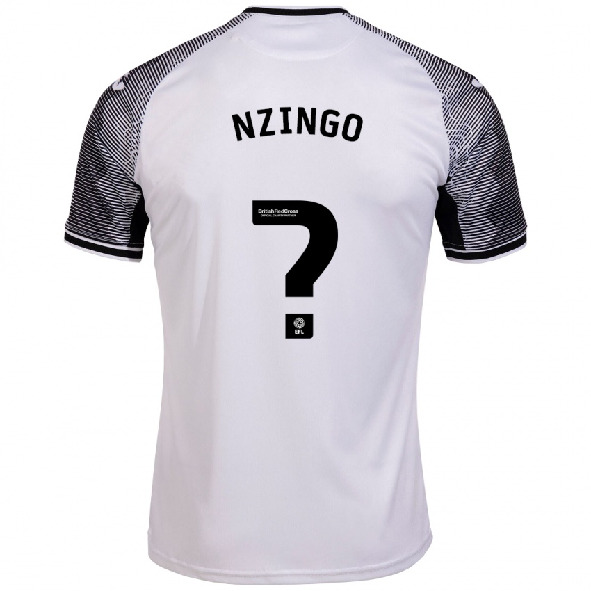 Niño Camiseta Glory Nzingo #0 Blanco 1ª Equipación 2023/24 La Camisa Perú