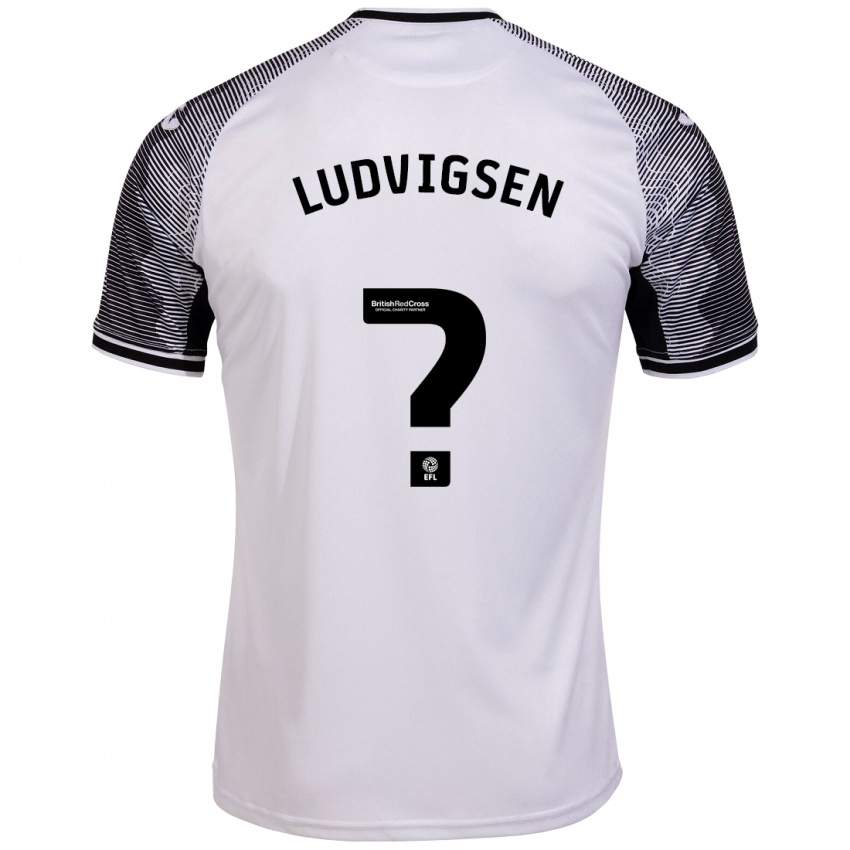 Niño Camiseta Kai Ludvigsen #0 Blanco 1ª Equipación 2023/24 La Camisa Perú