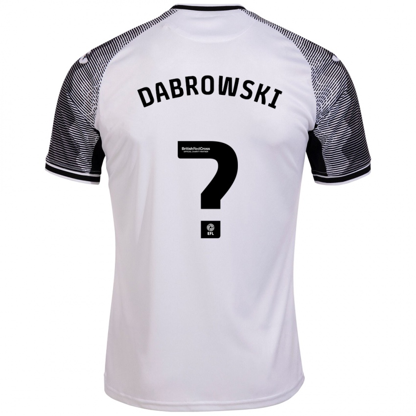 Niño Camiseta Sebastian Dabrowski #0 Blanco 1ª Equipación 2023/24 La Camisa Perú