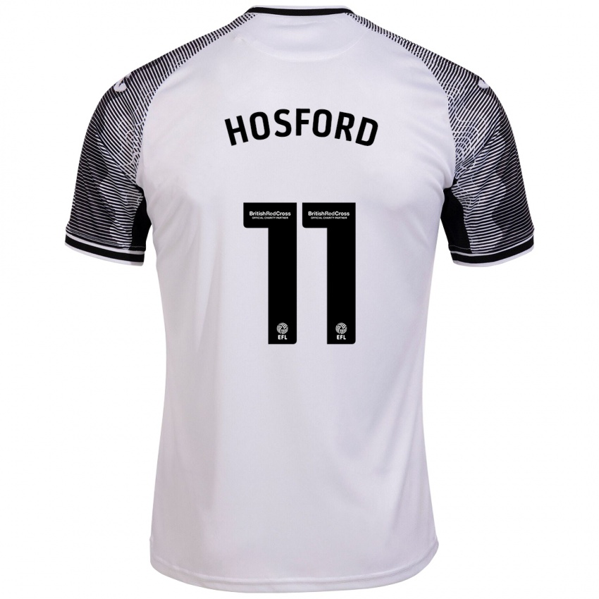 Niño Camiseta Katy Hosford #11 Blanco 1ª Equipación 2023/24 La Camisa Perú