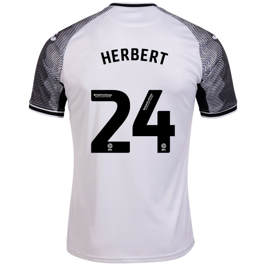 Niño Camiseta Chelsea Herbert #24 Blanco 1ª Equipación 2023/24 La Camisa Perú