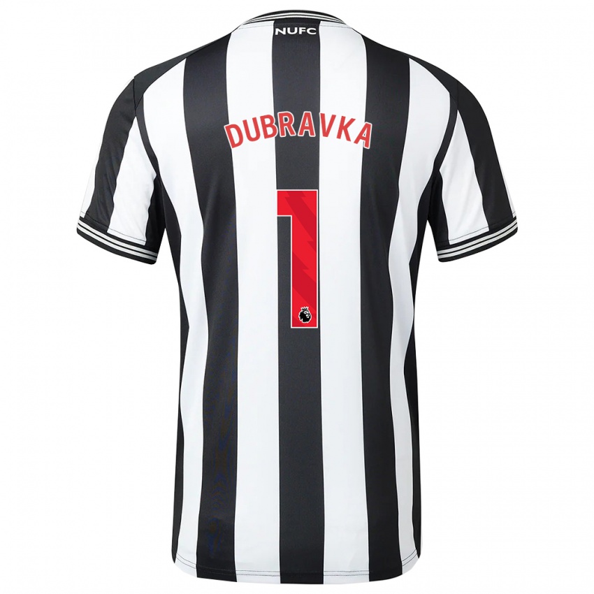 Niño Camiseta Martin Dúbravka #1 Blanco Negro 1ª Equipación 2023/24 La Camisa Perú