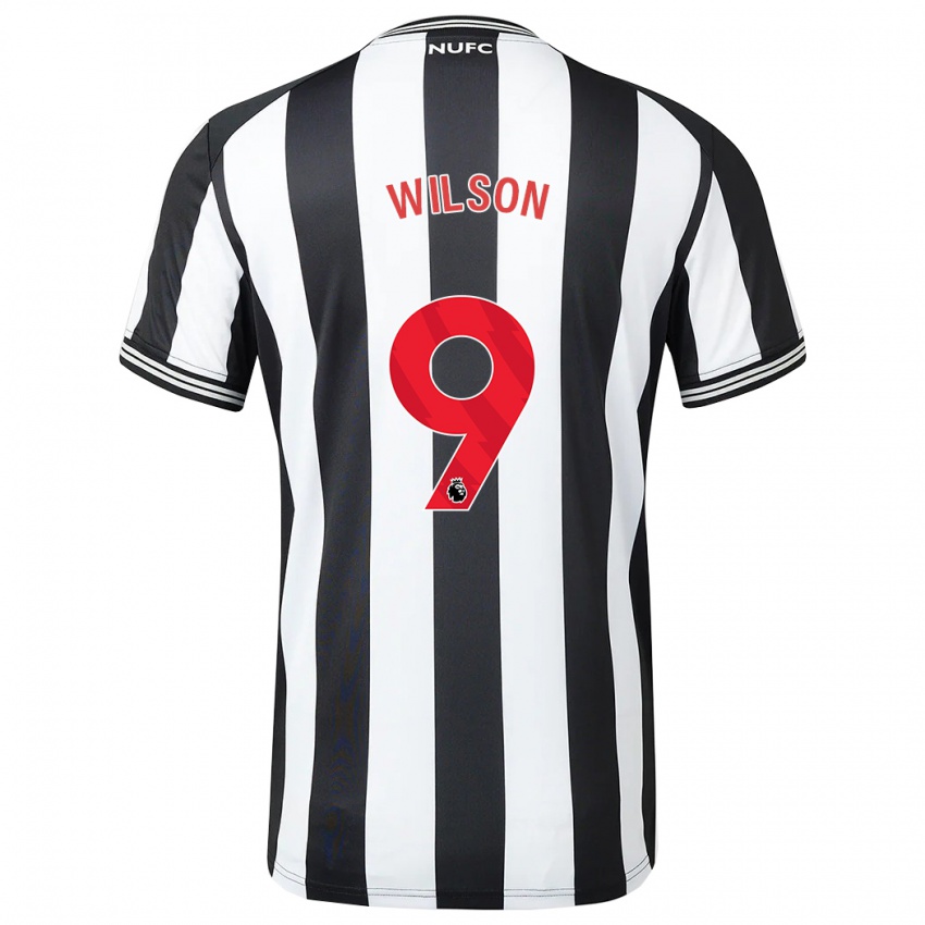 Niño Camiseta Callum Wilson #9 Blanco Negro 1ª Equipación 2023/24 La Camisa Perú