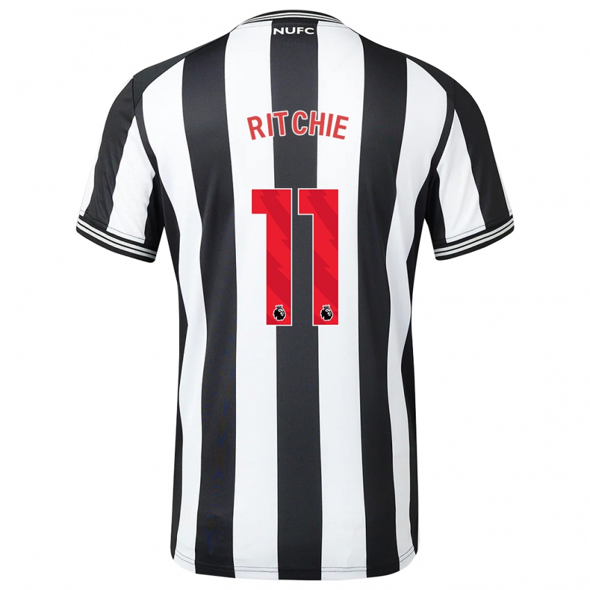 Niño Camiseta Matt Ritchie #11 Blanco Negro 1ª Equipación 2023/24 La Camisa Perú